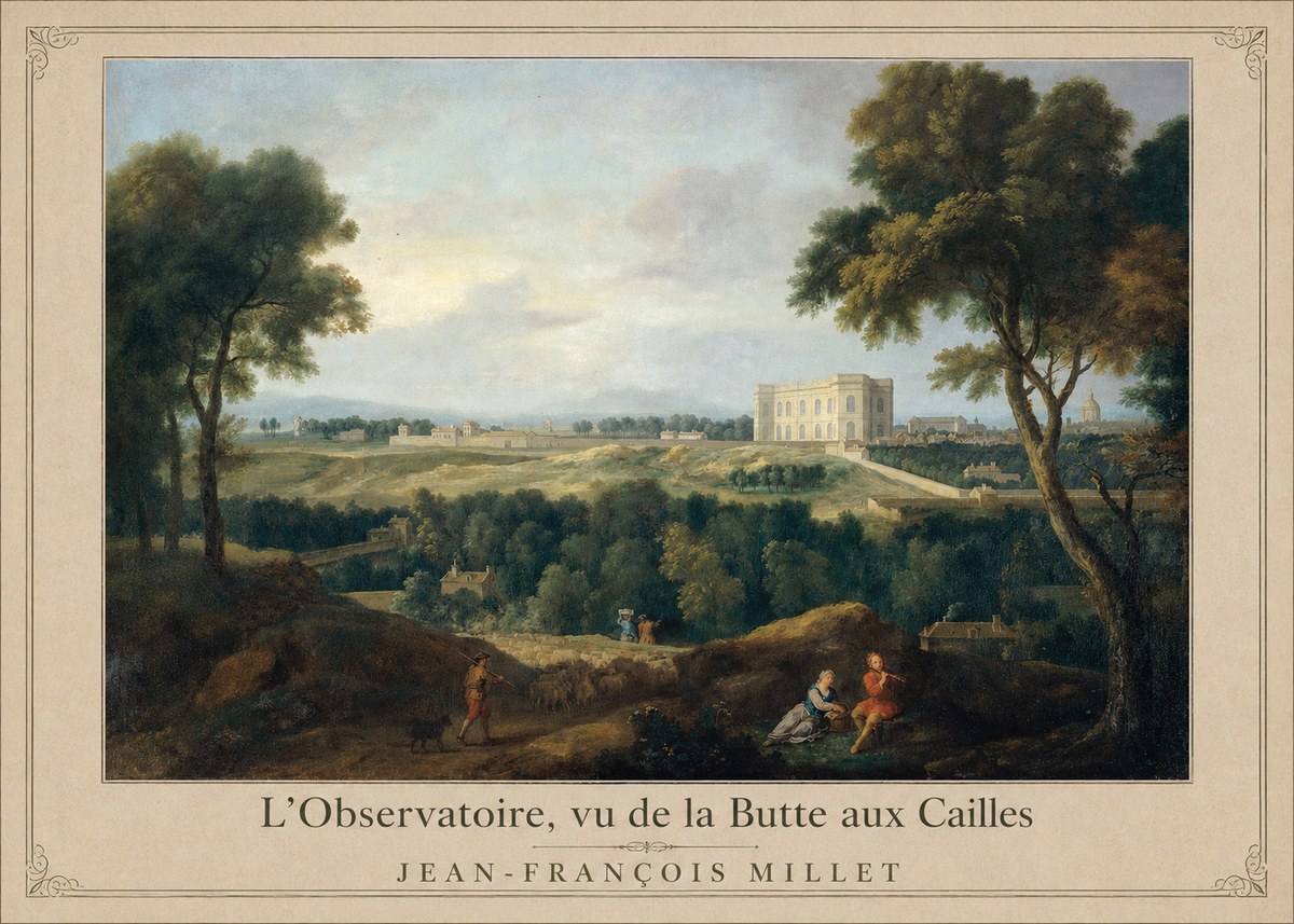 Jean-François Millet L'observatoire, Vu De La Butte Aux Cailles No1 - Poster