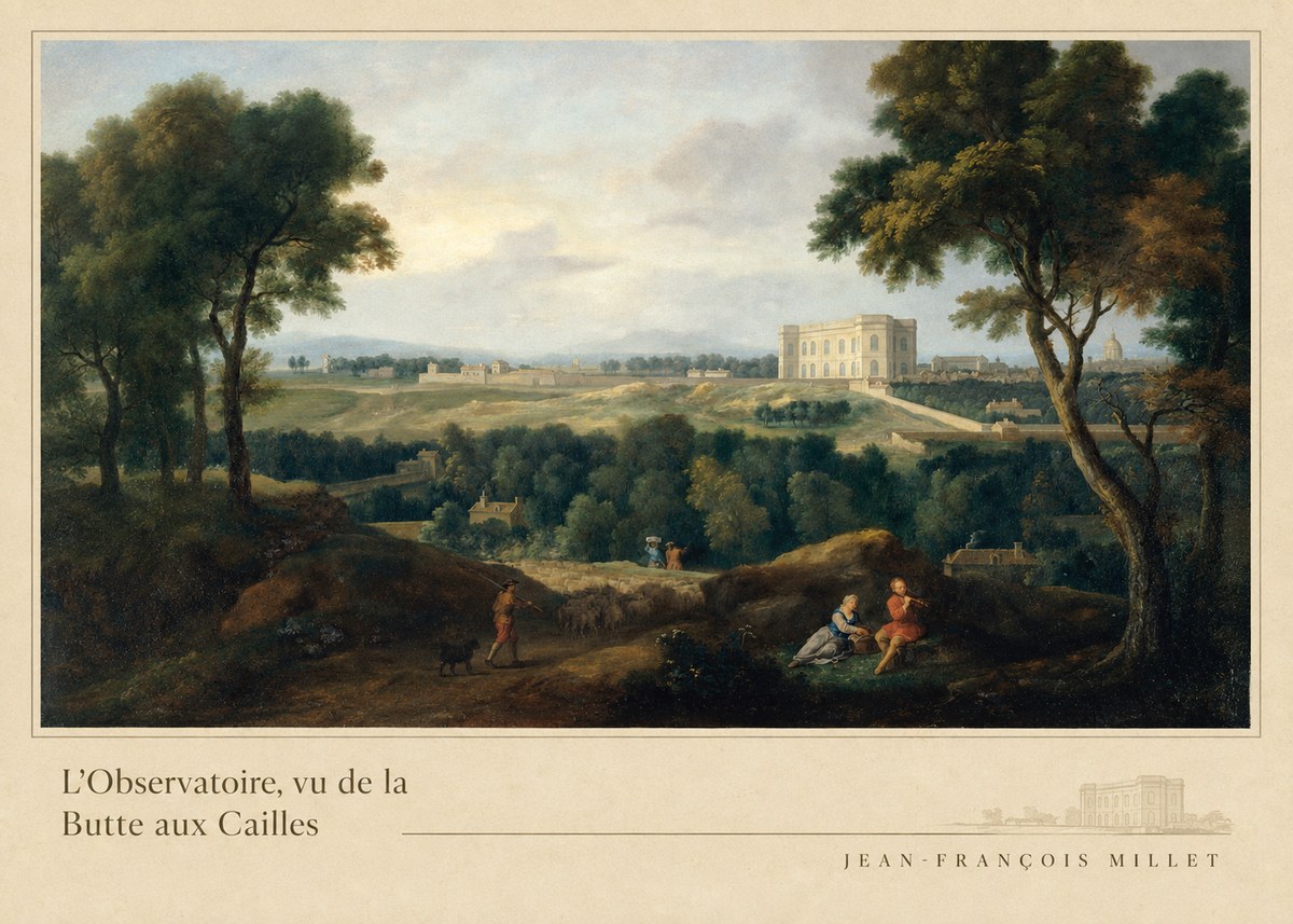 Jean-François Millet L'observatoire, Vu De La Butte Aux Cailles No4 - Poster