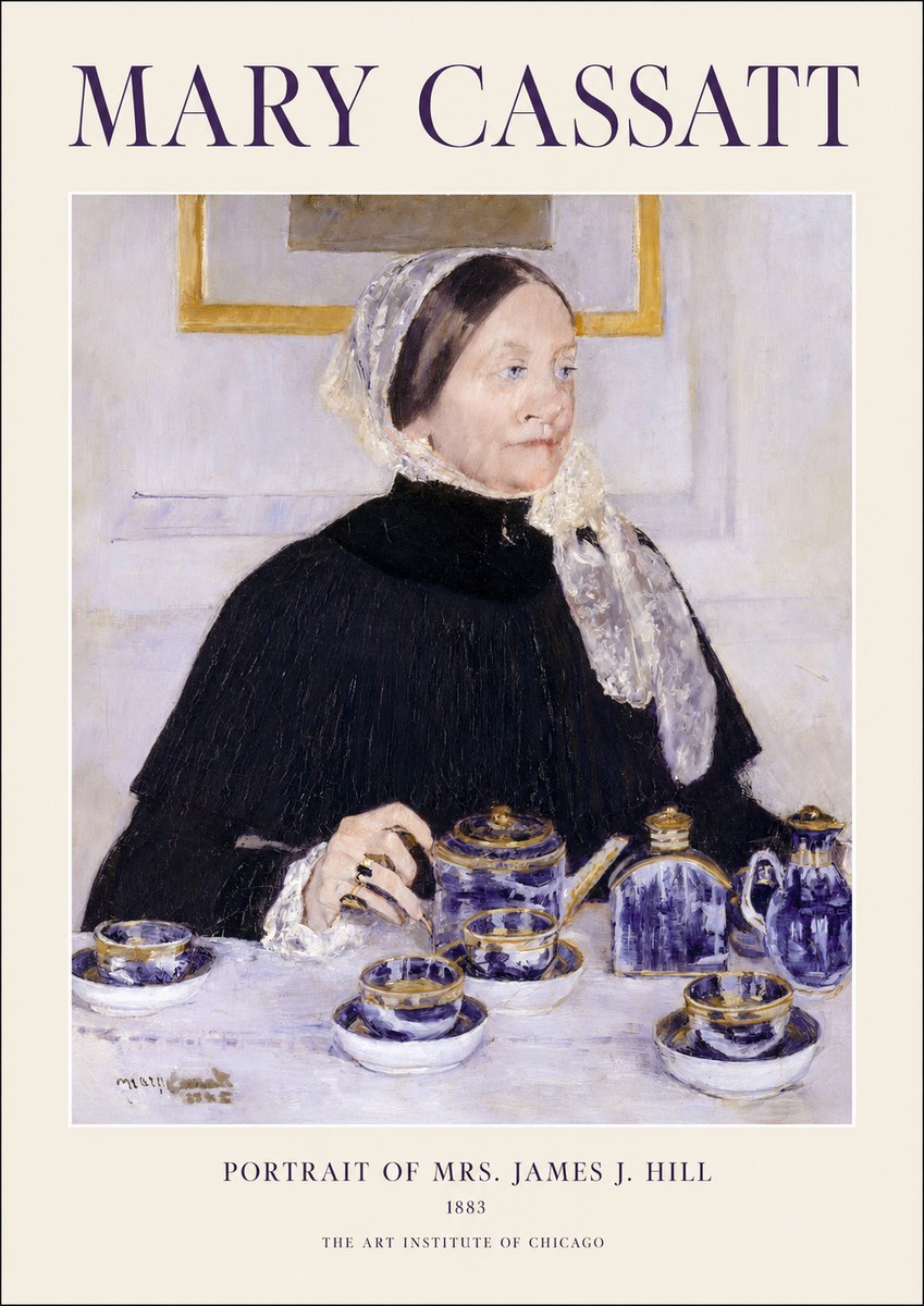 Mary Cassatt Portrait of Mrs. James J. Hill No1 - Poster