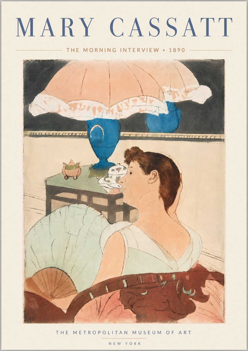 Mary Cassatt The Morning Interview No6 - Poster