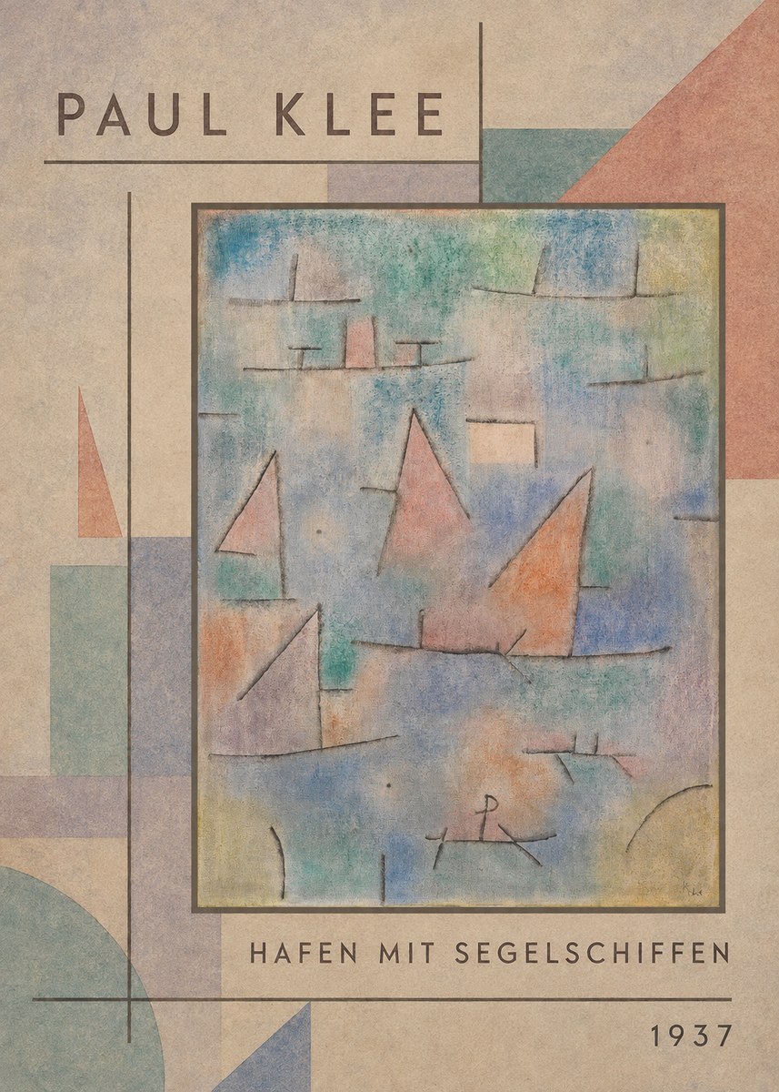Paul Klee Hafen Mit Segelschiffen No2 - Poster