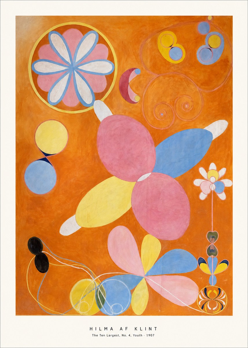 Hilma af Klint The Ten Largest, No. 4, Youth No6 - Poster