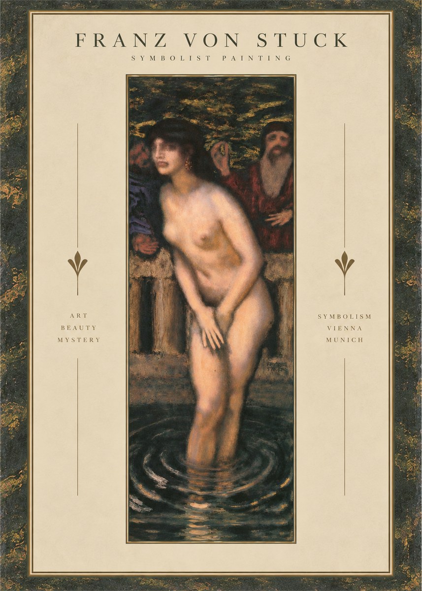 Franz von Stuck Susanna No4 - Poster