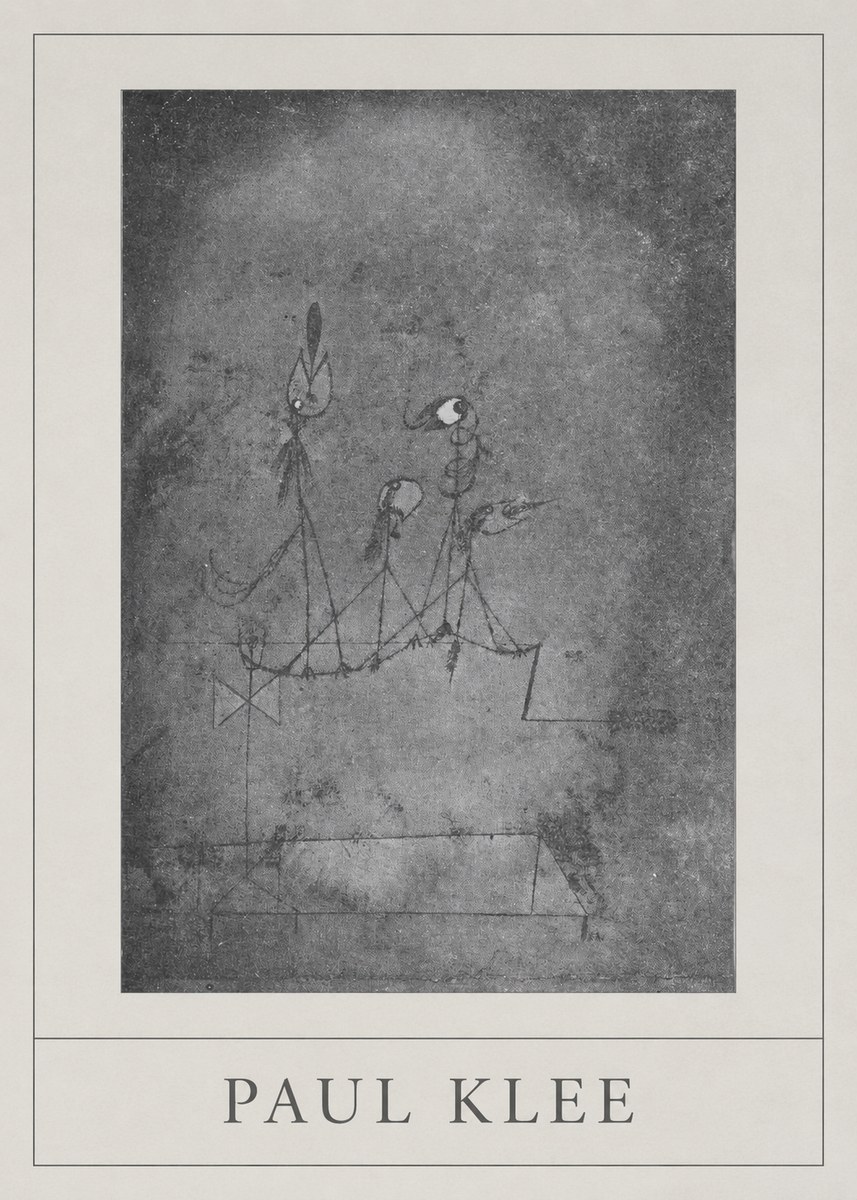 Paul Klee Group of Figures No5 - Poster