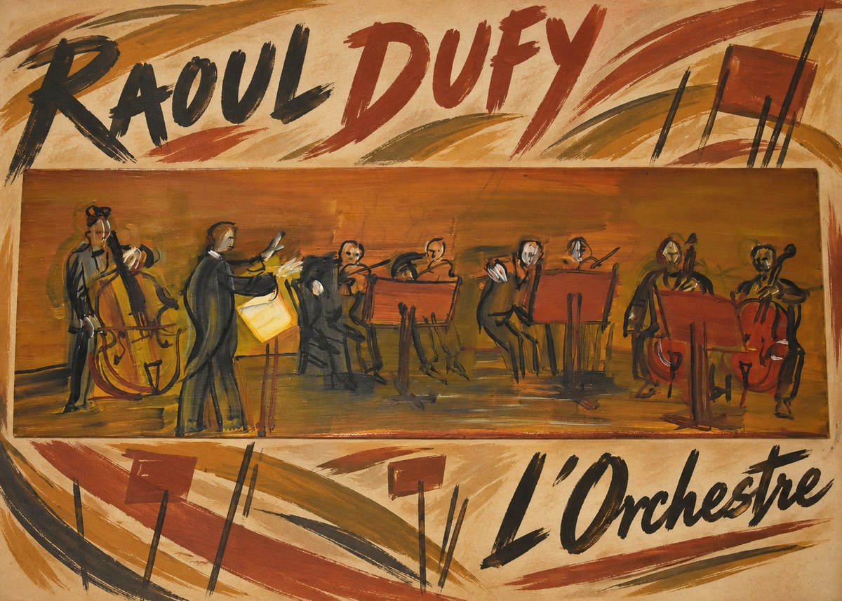 Raoul Dufy L'orchestre No5 - Poster