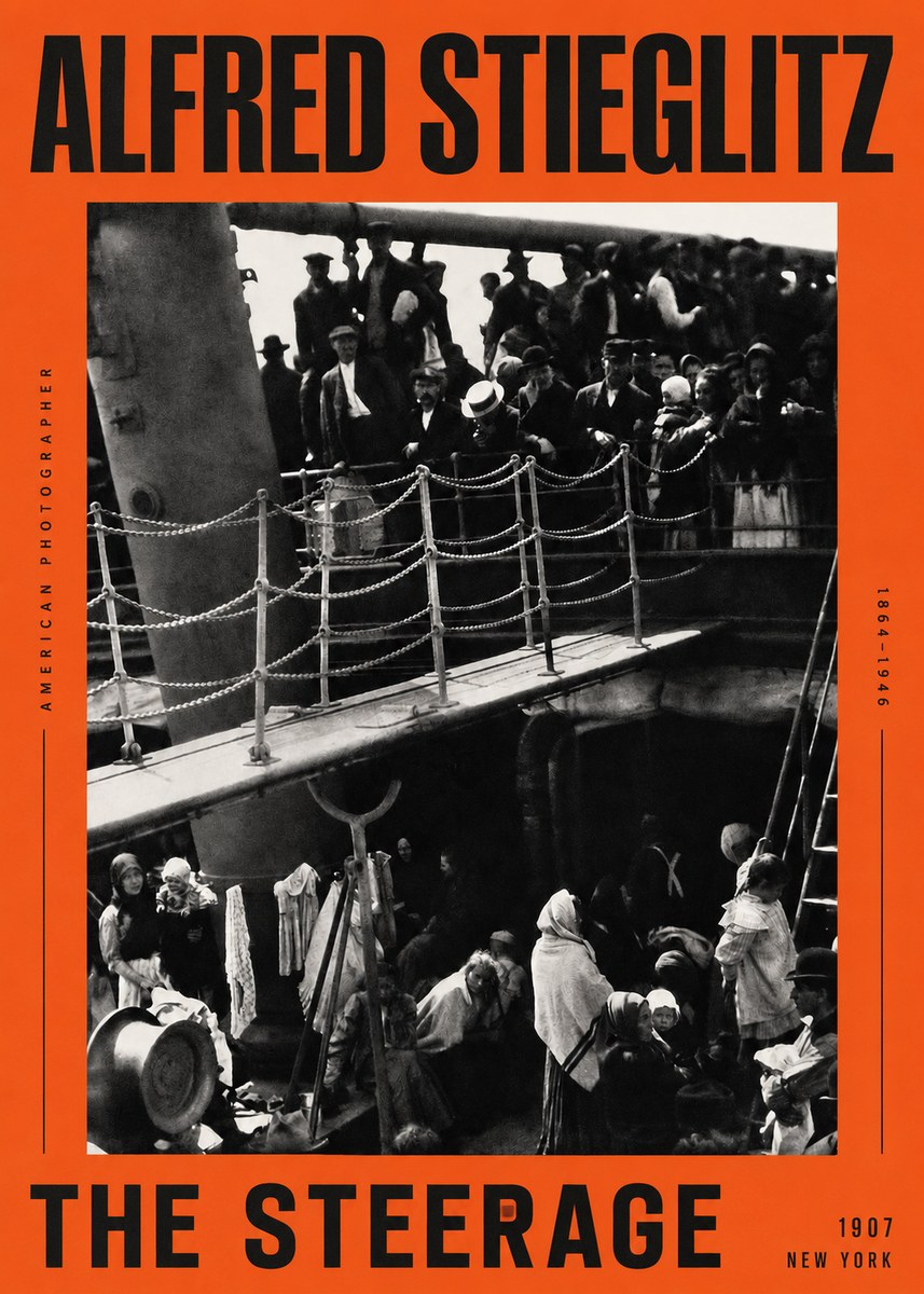 Alfred Stieglitz The Steerage – 1907 No2 - Poster