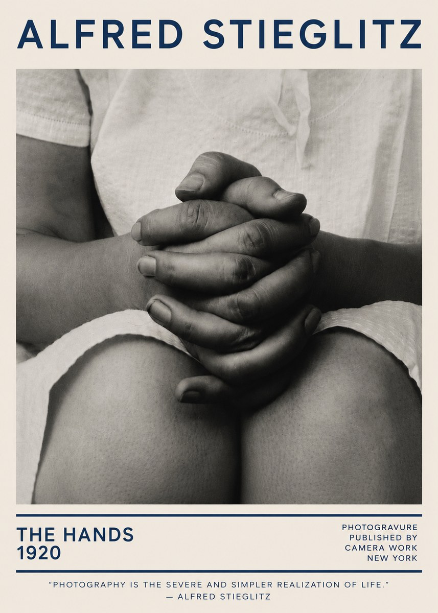 Alfred Stieglitz The Hands No5 - Poster