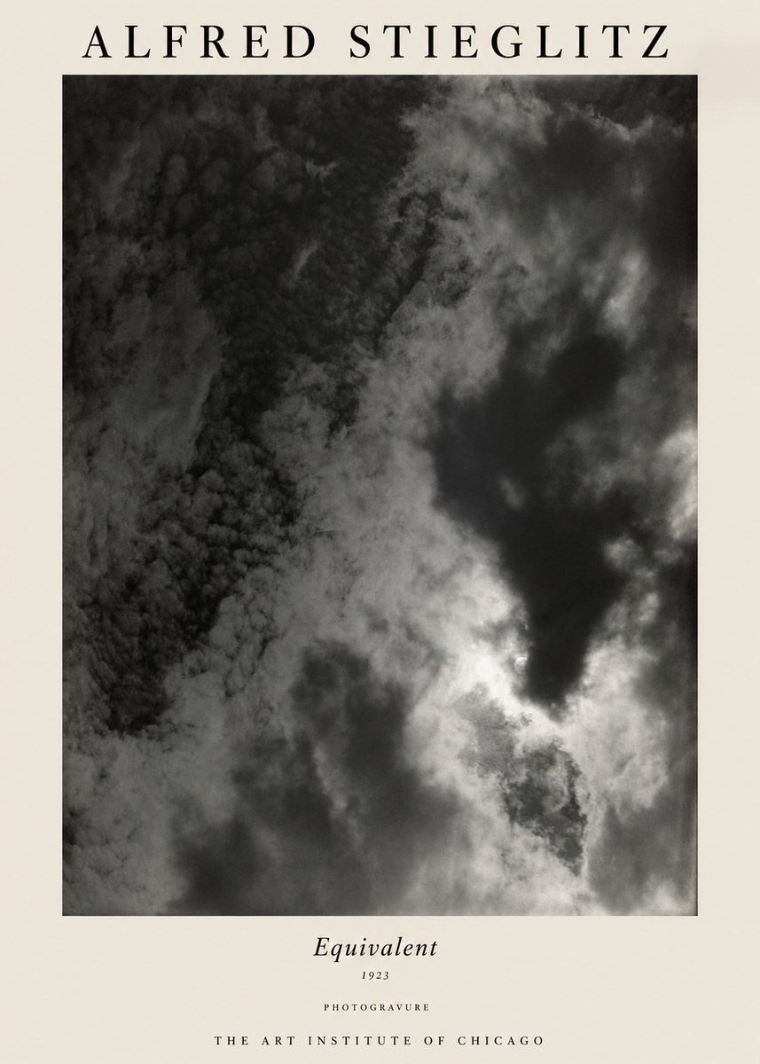 Alfred Stieglitz Equivalent V No1 - Poster
