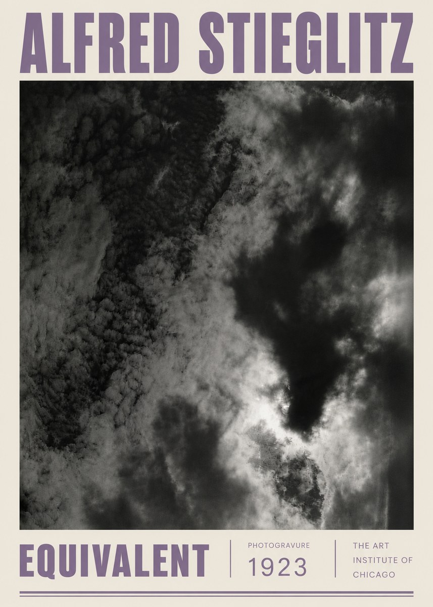 Alfred Stieglitz Equivalent V No5 - Poster