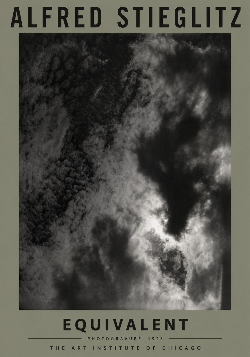Alfred Stieglitz Equivalent V No6 - Poster