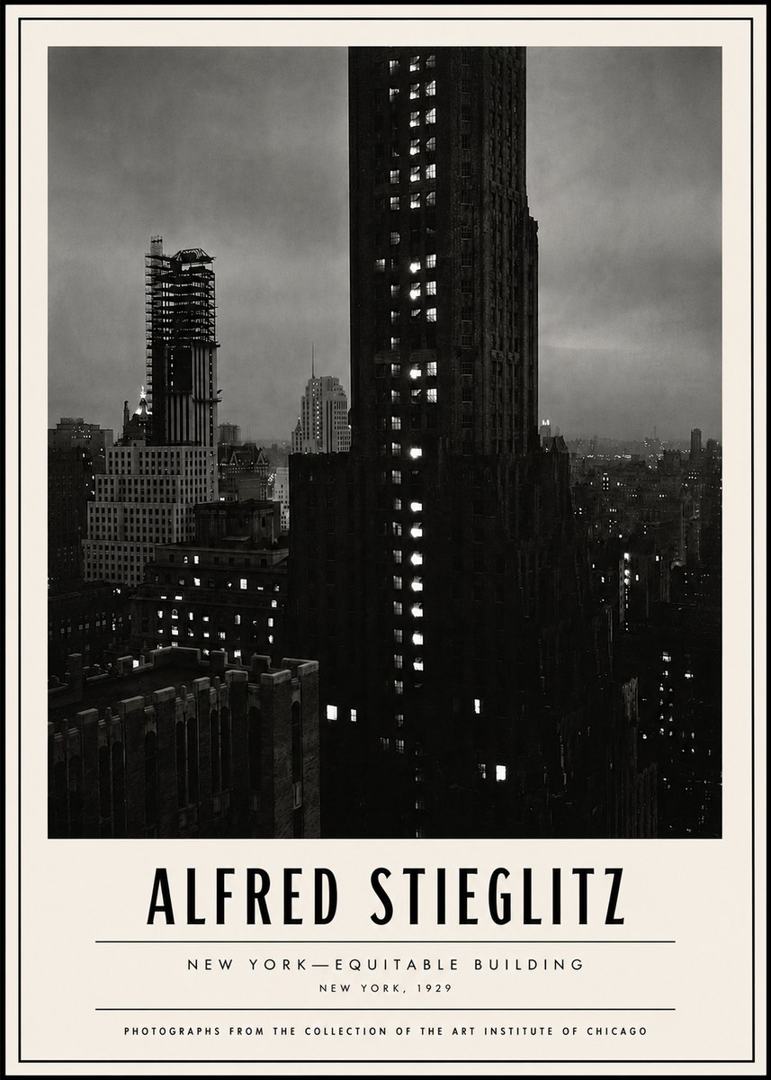 Alfred Stieglitz New York—equitable Building No3 - Poster