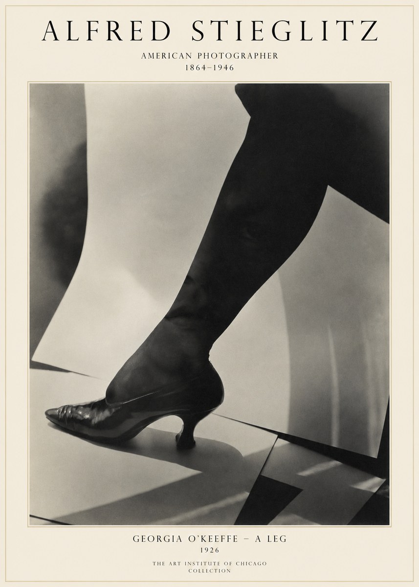 Alfred Stieglitz Georgia O'keeffe – a Leg No1 - Poster