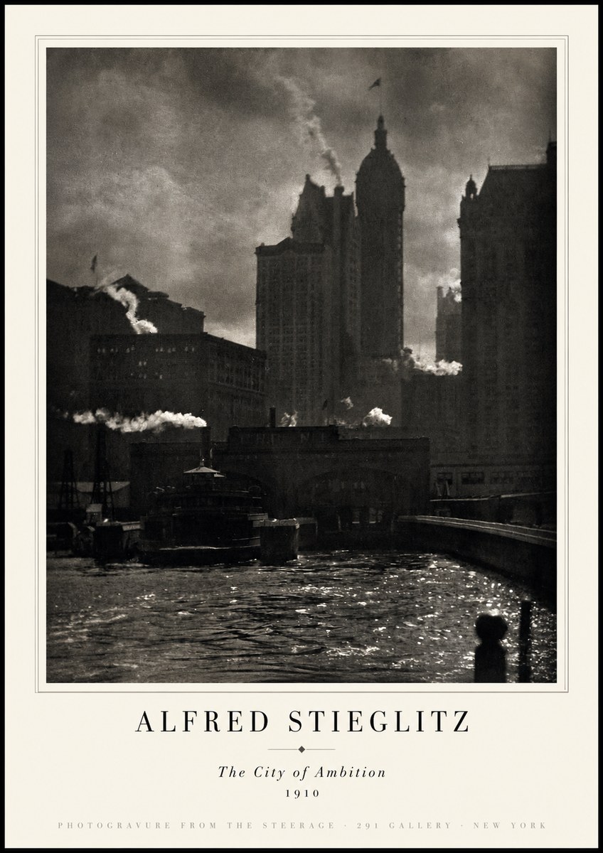 Alfred Stieglitz The City. New York No5 - Poster
