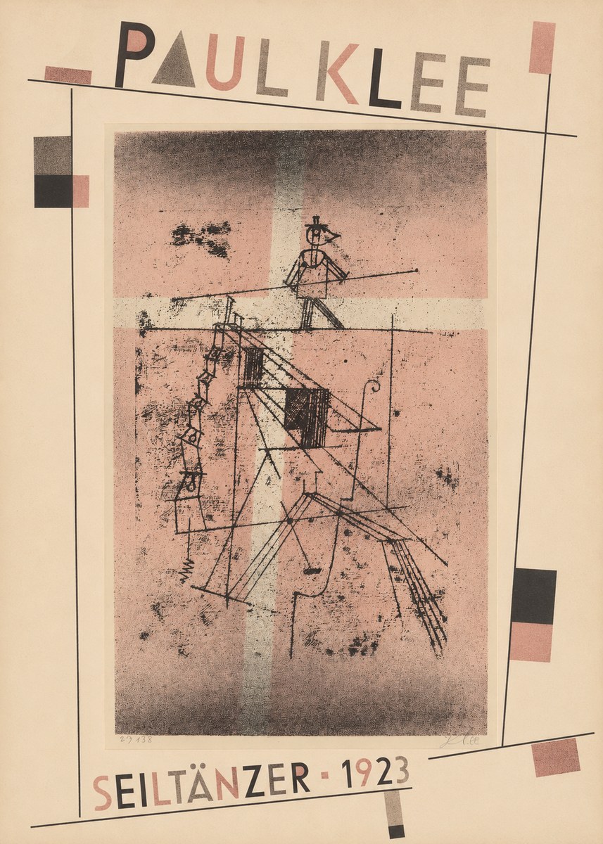 Paul Klee Seiltänzer III No5 - Poster