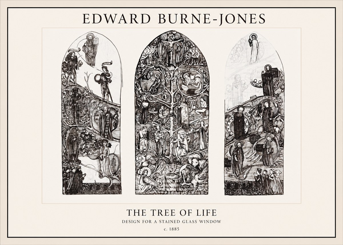 Edward Burne-Jones The Tree of Life No1 - Poster