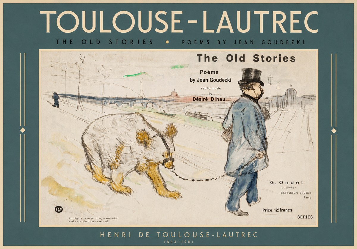 Toulouse-Lautrec Les Vieilles Histoires II No3 - Poster