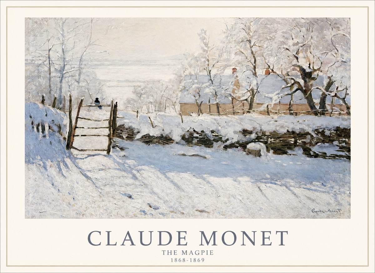 Monet The Magpie No1 - Poster