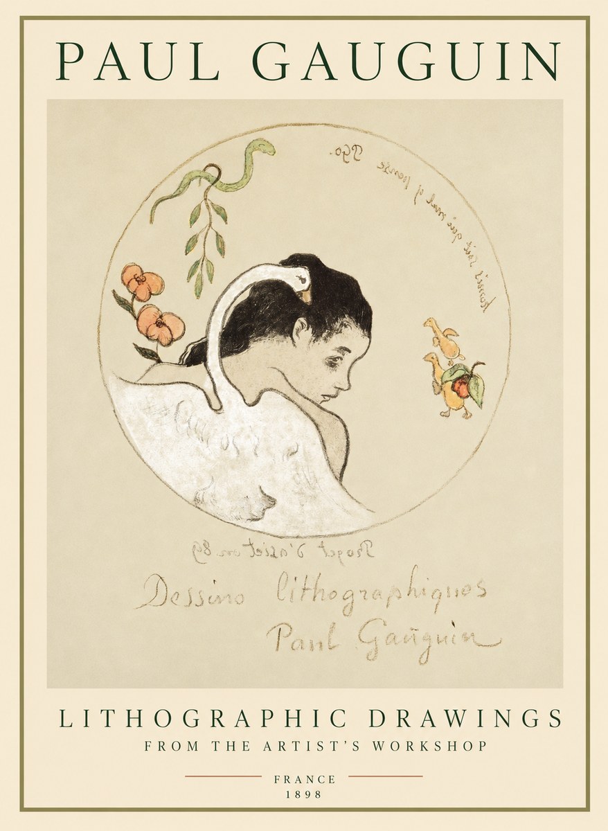 Paul Gauguin Dessins Lithographiques No1 - Poster