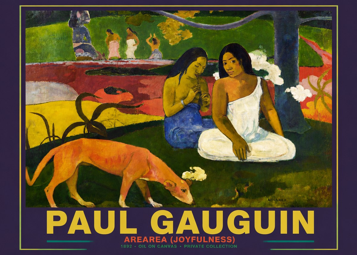 Paul Gauguin Arearea (Joyfulness) No6 - Poster