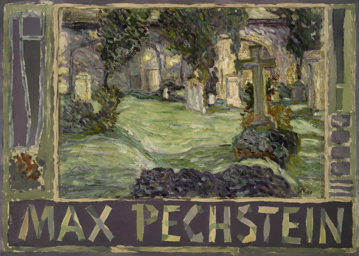 Max Pechstein Cemetery No1 - Poster