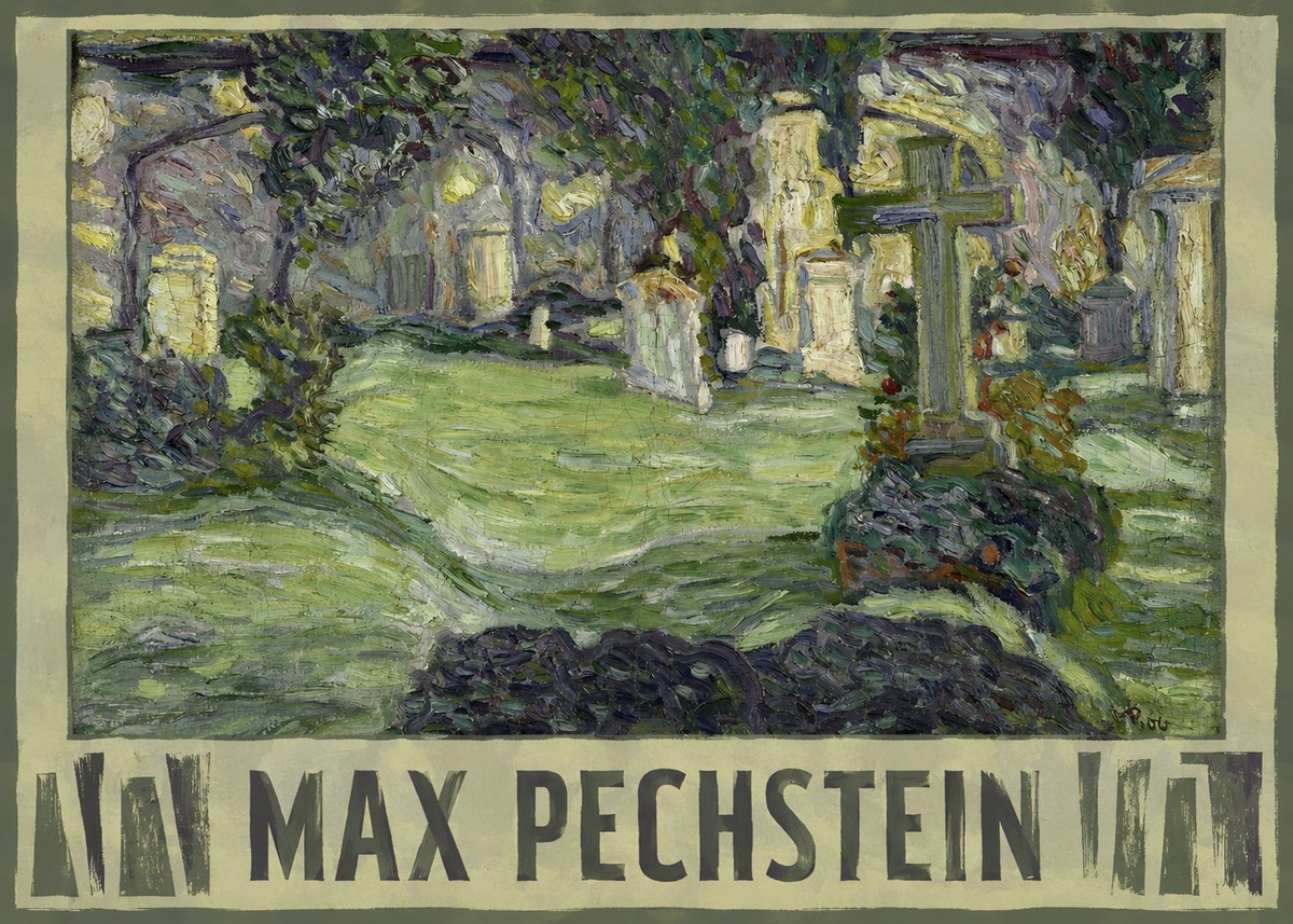 Max Pechstein Cemetery No3 - Poster