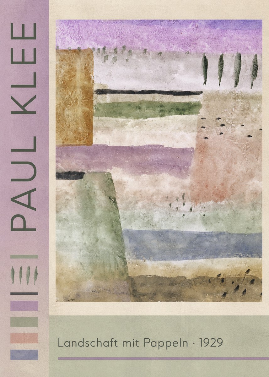 Paul Klee Landschaft Mit Pappeln No2 - Poster