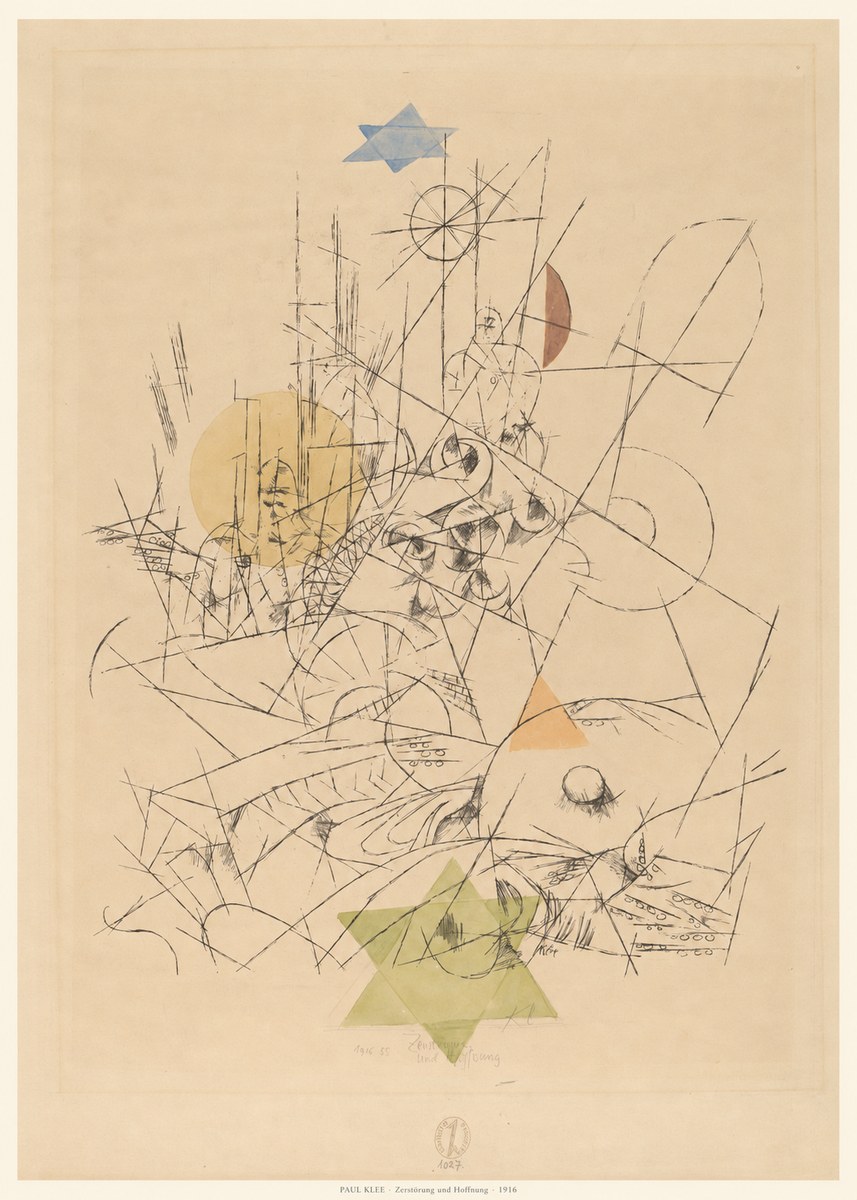 Paul Klee Zerstörung Und Hoffnung I No6 - Poster