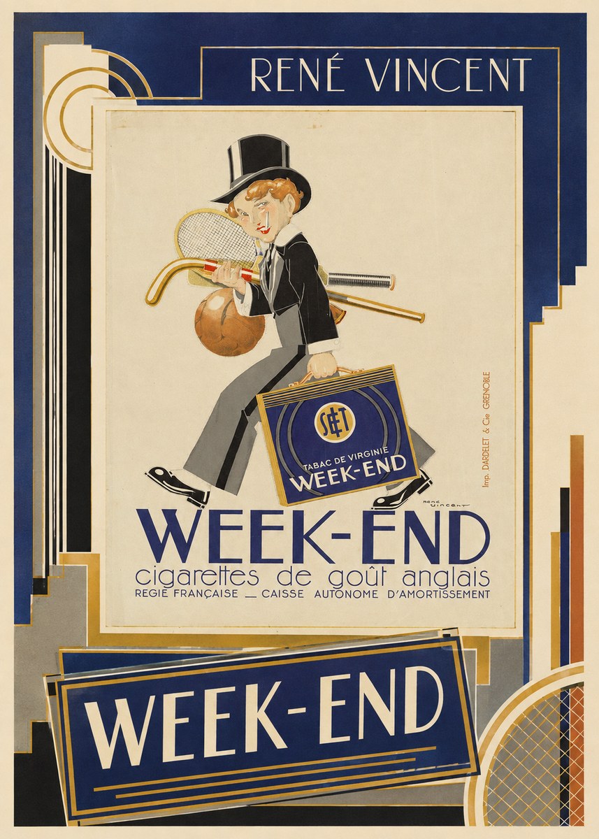 René Vincent Week-end No2 - Poster