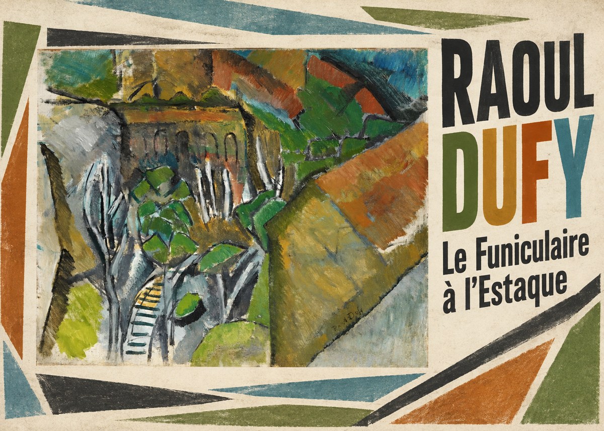 Raoul Dufy Le Funiculaire À L'estaque No2 - Poster