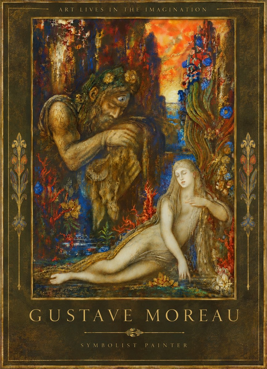 Gustave Moreau Galatea I No5 - Poster