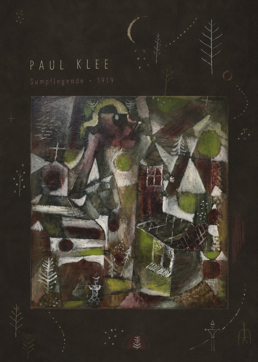 Paul Klee Sumpflegende II No3 - Poster