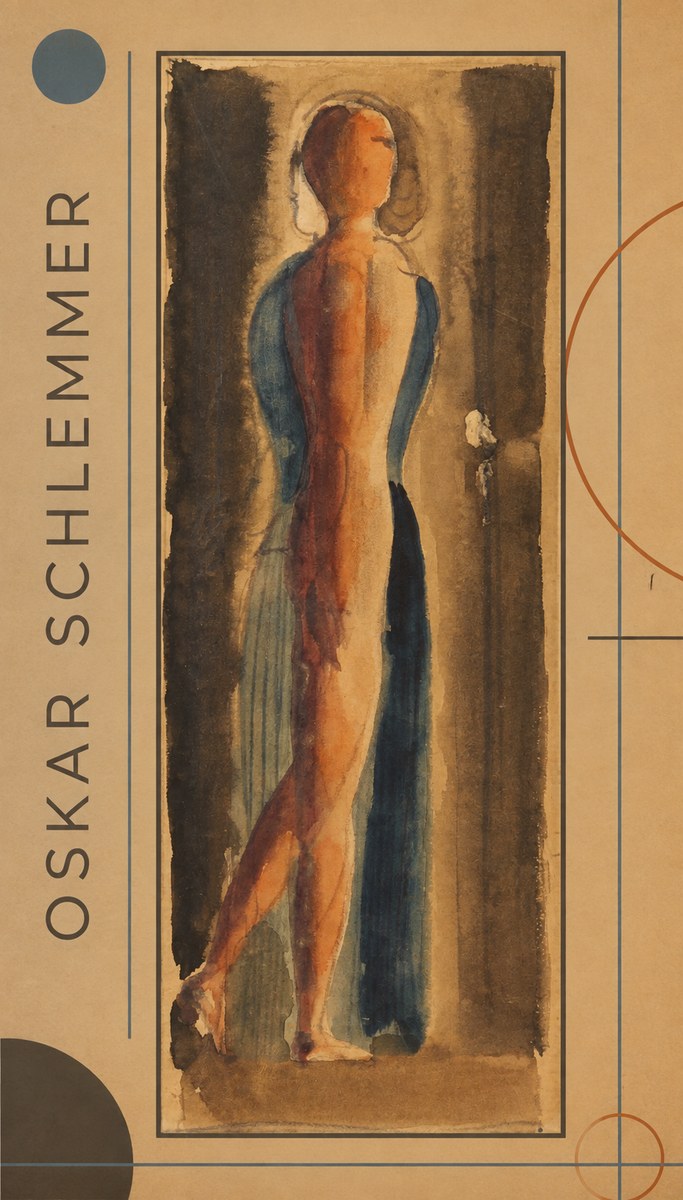 Oskar Schlemmer Figure Study No1 - Poster