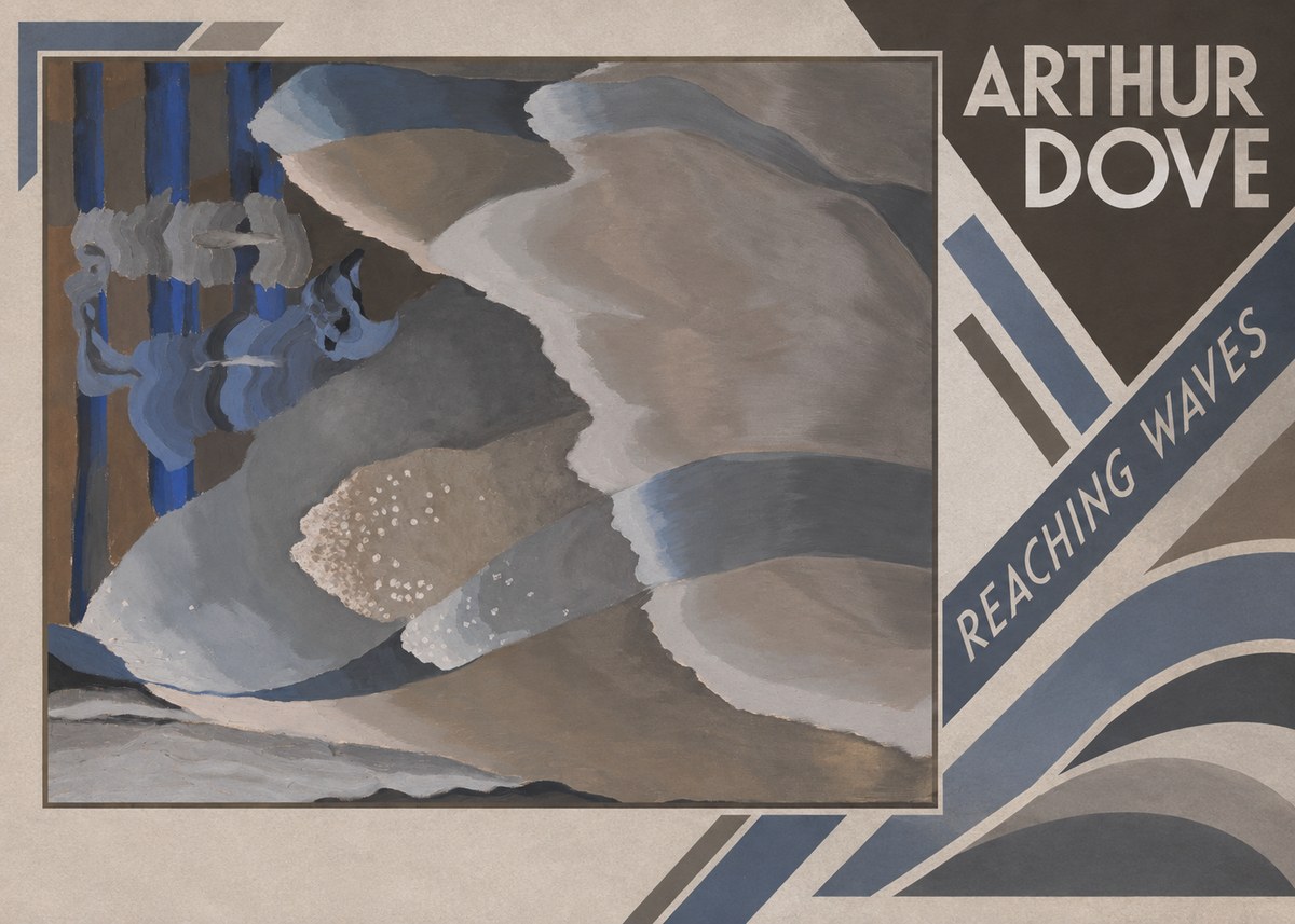 Arthur Dove Reaching Waves No4 - Poster