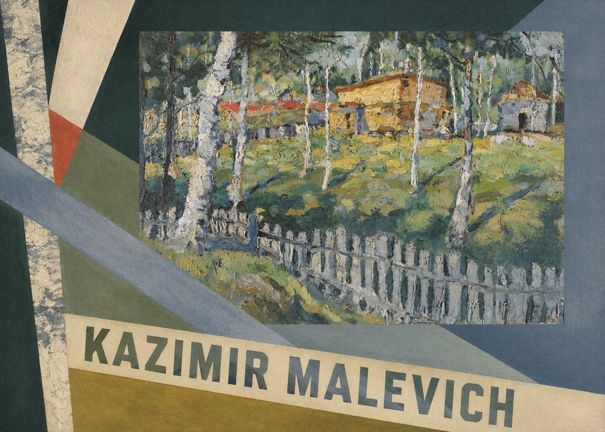Kazimir Malevich Birch Grove No4 - Poster