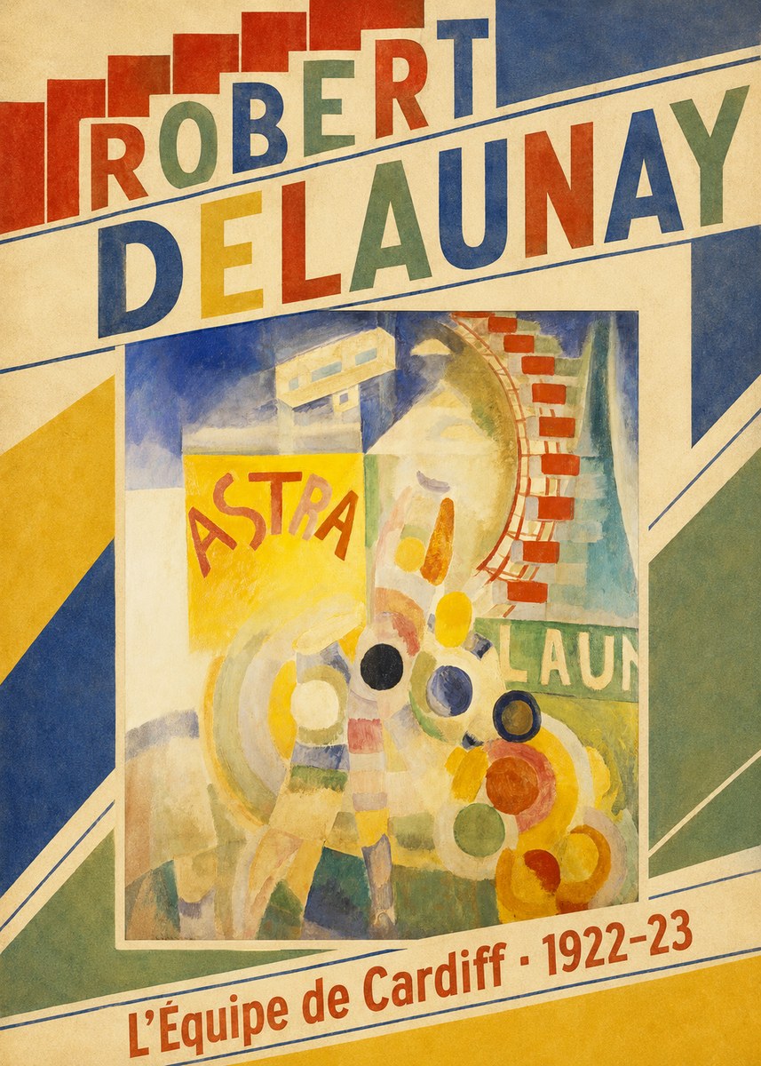Robert Delaunay L'équipe De Cardiff No4 - Poster
