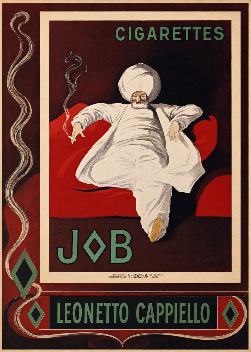 Leonetto Cappiello Job Cigarettes No2 - Poster