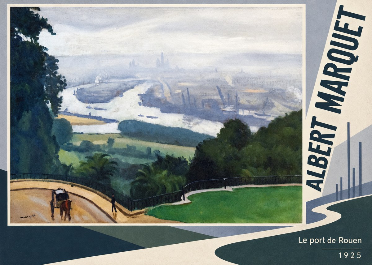 Albert Marquet Le Port De Rouen No6 - Poster
