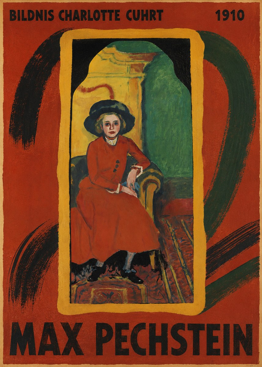 Max Pechstein Bildnis Charlotte Cuhrt No3 - Poster