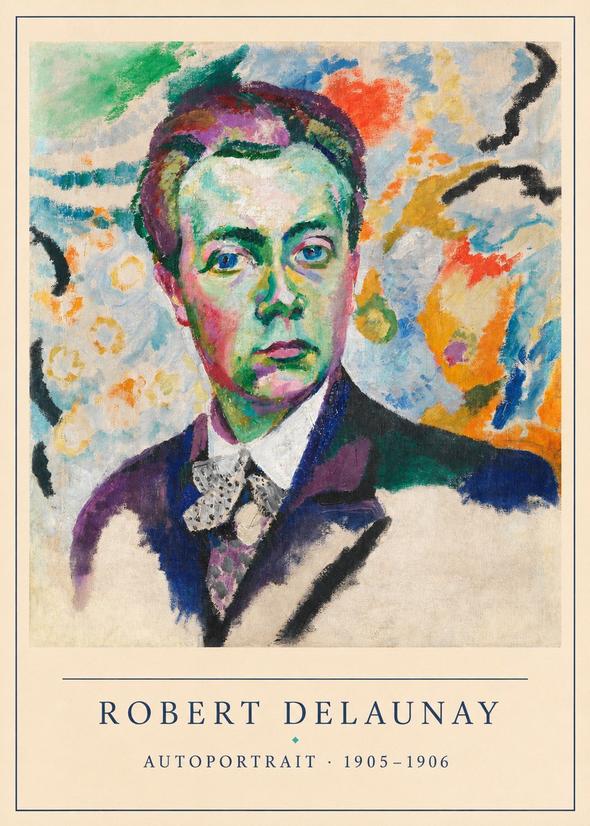 Robert Delaunay Autoportrait No6 - Poster