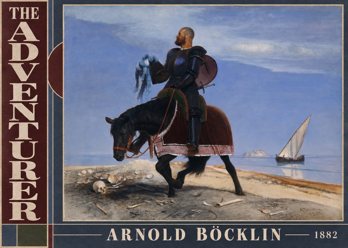 Arnold Böcklin The Adventurer No5 - Poster