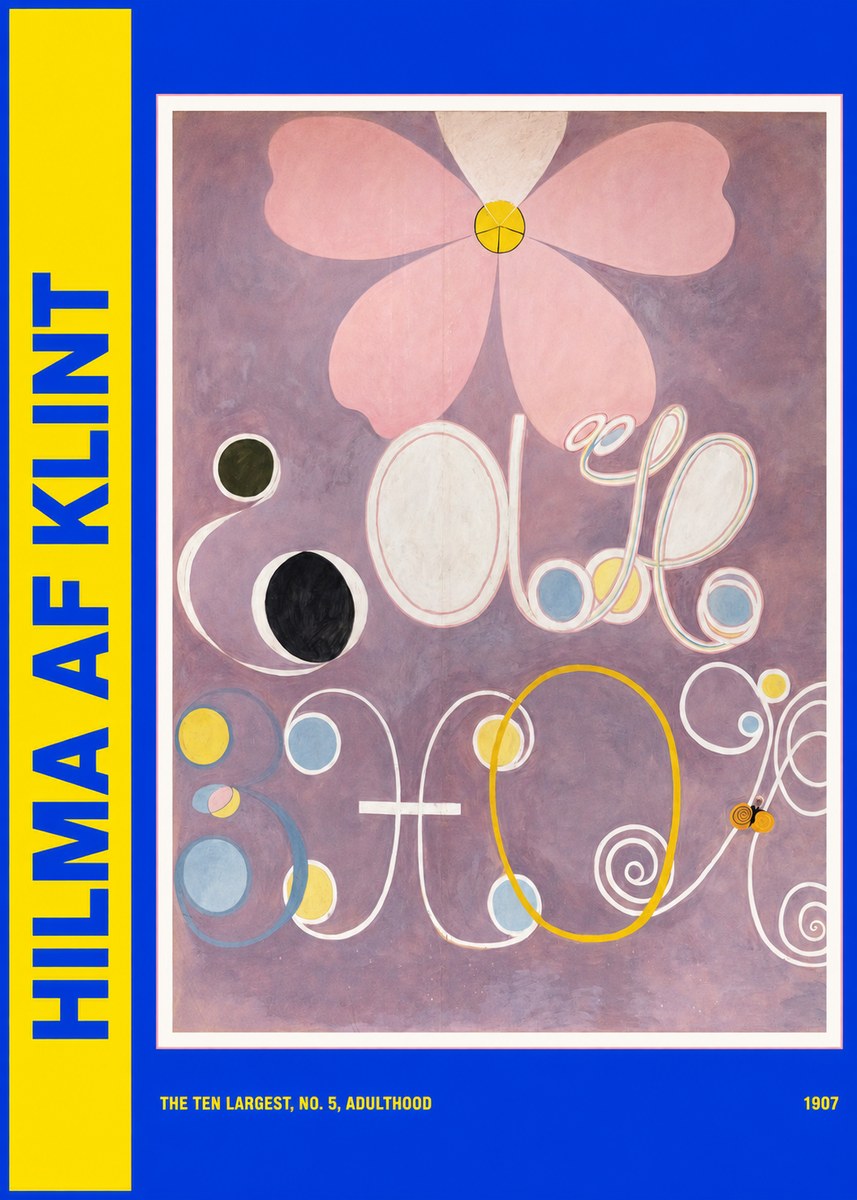 Hilma af Klint The Ten Largest, No. 5, Adulthood No4 - Poster