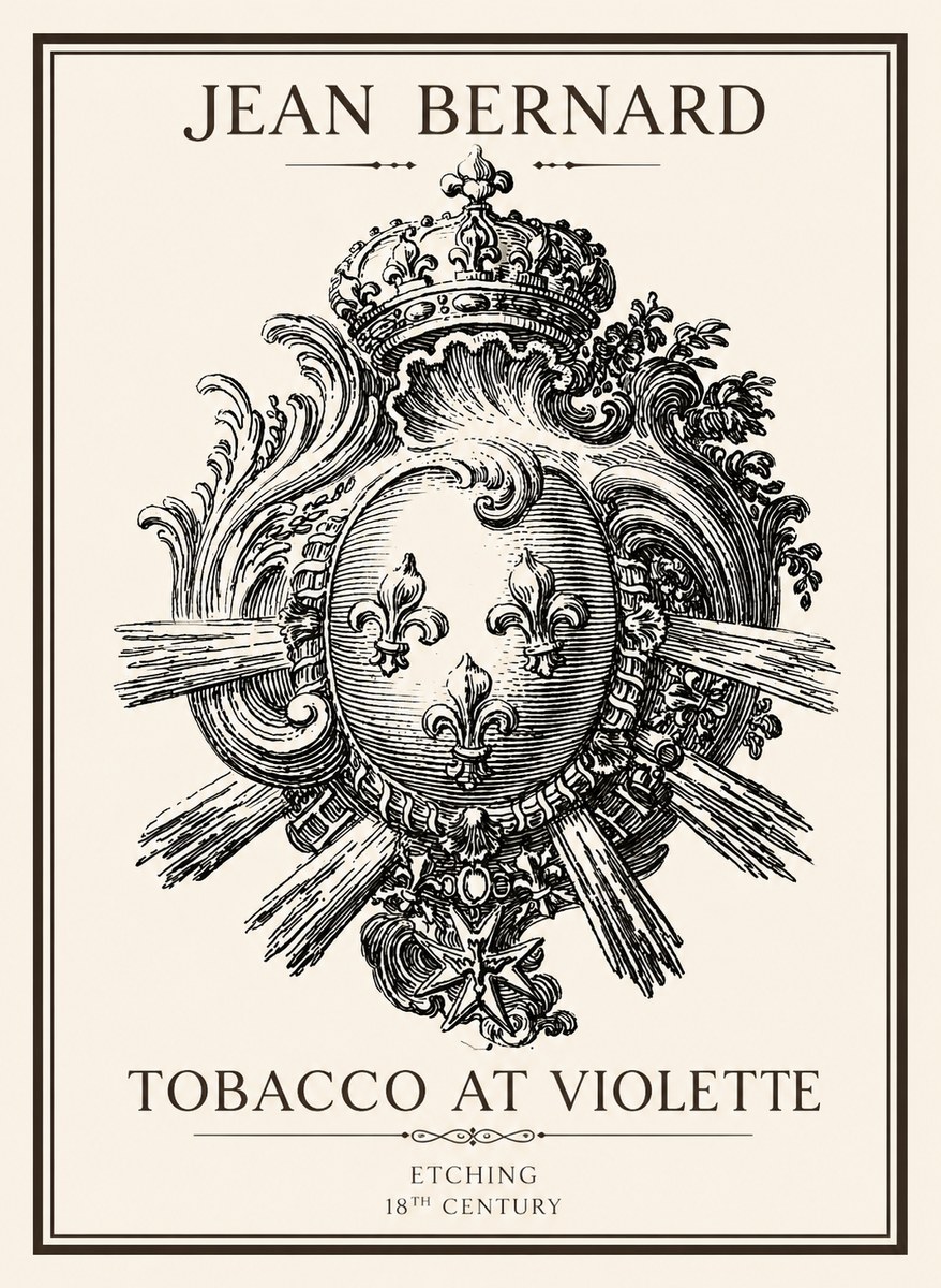 Jean Bernard Tobacco at Violette No1 - Poster