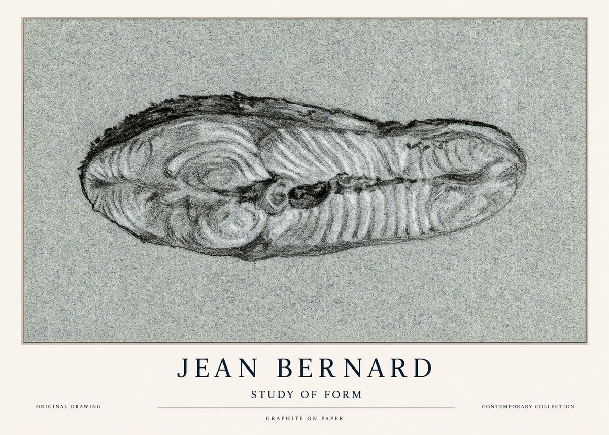 Jean Bernard Study of Form I No1 - Poster