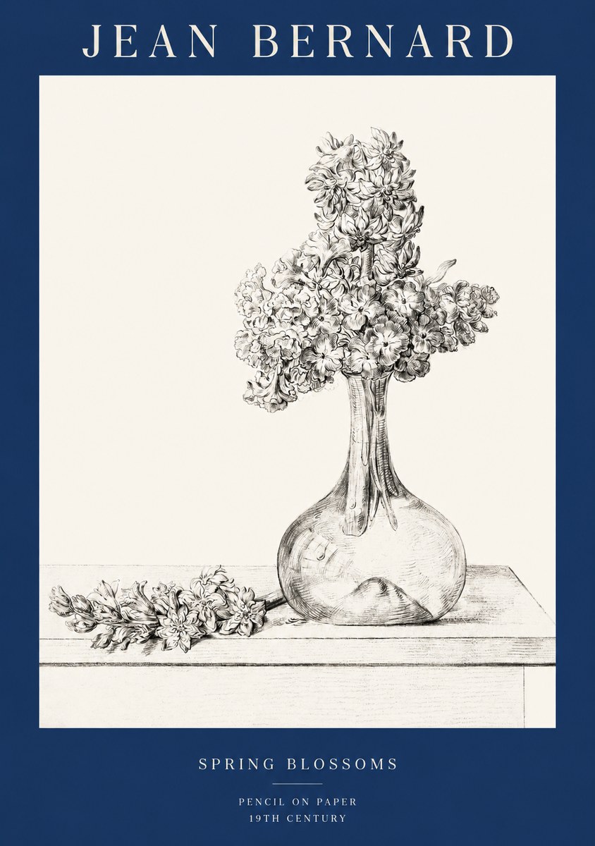 Jean Bernard Spring Blossoms No1 - Poster