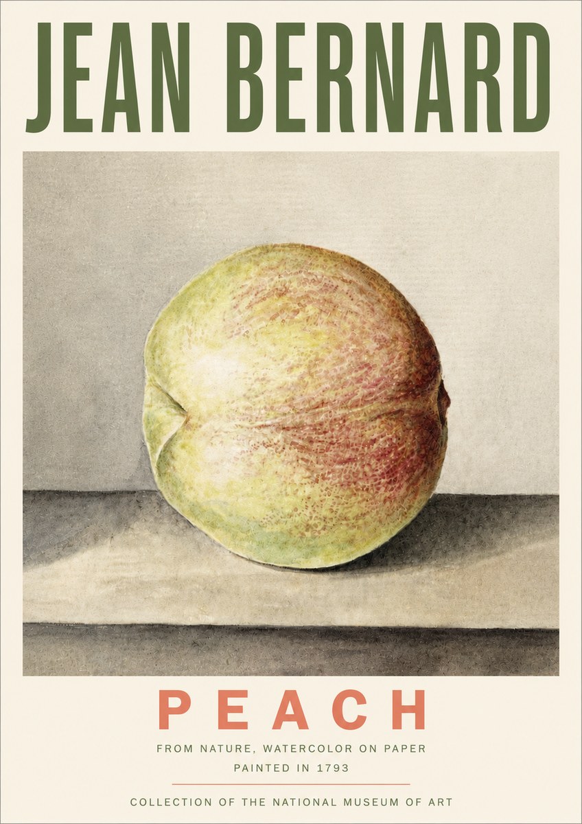 Jean Bernard Peach No5 - Poster