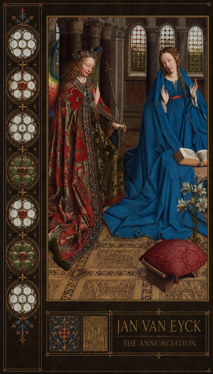 Jan van Eyck The Annunciation I No2 - Poster