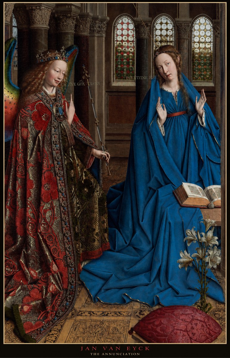 Jan van Eyck The Annunciation I No6 - Poster