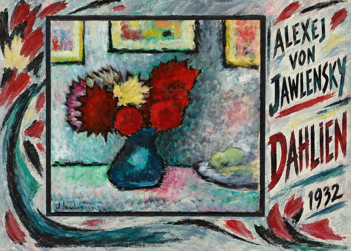 Alexej von Jawlensky Dahlien No6 - Poster