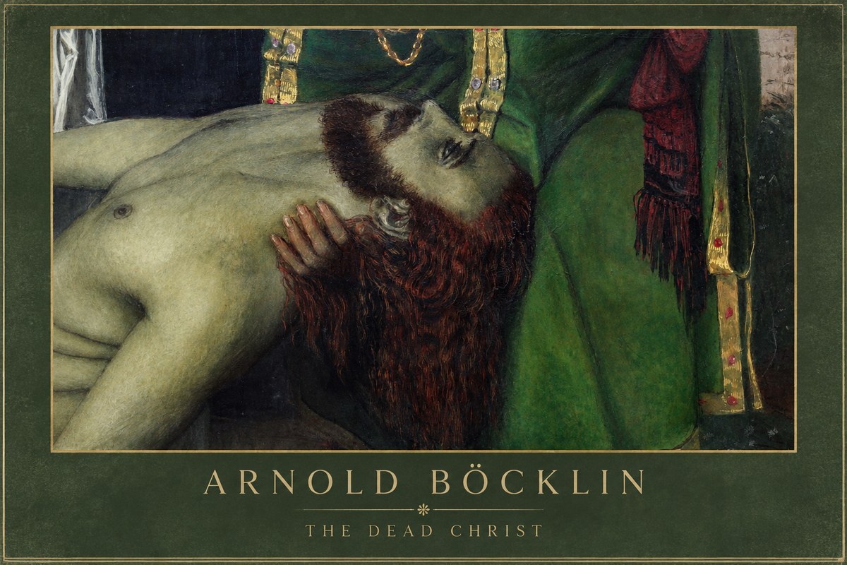 Arnold Böcklin The Dead Christ No1 - Poster