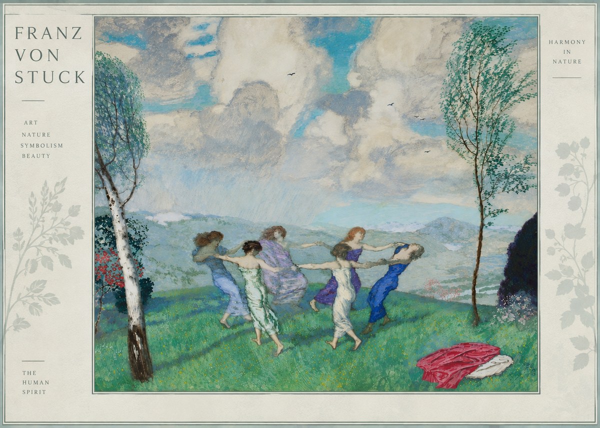 Franz von Stuck Spring Dance No5 - Poster